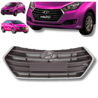 Imagem de Grade radiador Hb20 2016 2017 2018 cromado