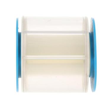 Imagem de Generic Estojo organizador portátil para armazenamento de fitas de ginástica rítmica, enrolador, fácil de usar, suporte, dispensador, rolo de armazenamento de, Azul