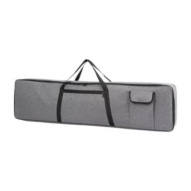 Imagem de KiBcsLic Bolsa para Teclado de 88 Teclas, Fácil de Transportar, Estojo Acolchoado para Piano Elétrico com Alças, Ideal para Estúdios de Música, Shows E Viagens