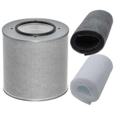 Imagem de Kit de filtro de substituição HM400 compatível com purificador de ar Austin Air Healthmate FR400 e modelos Austin Air HM400 HM402 HM405 HM410 e HM450, 1 pacote True HEPA + 2 pré-filtros