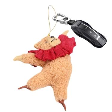 Imagem de Urso De Pelúcia | Decoração Pendurada,Ursinho De Ballet Com Peluche - Para Casa Festa Decoração De Parede Janela Jardim