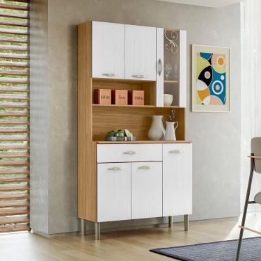 Imagem de Armário De Cozinha 6 Portas 1 Gaveta Golden Freijo-supremo - Ssx Multicoisas