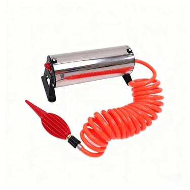 Imagem de Bomba de ar elétrica resistente para bolsas de coluna de ar – Inflador de metal de nível industrial com 5 pontas de bocal – Operação rápida, silenciosa e contínua 24 horas