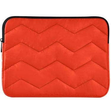 Imagem de Capa para laptop vermelha escarlate fofa para MacBook Air de 13 polegadas, acessórios de computador, capa para notebook universal de 13 a 14 polegadas