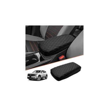 Imagem de Shademax Capa de console central para Nissan Kicks S SV SR 2025 2026 acessórios, capa de apoio de braço para console central almofada de couro console médio descanso de braço protetor de tampa de