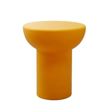 Imagem de Mesa lateral mesa de canto sala de estar cantos laterais domésticos algumas pernas de elefante mesa de centro redonda de plástico moderno minimalista quarto mini banquinho mesa de chá mesa de café