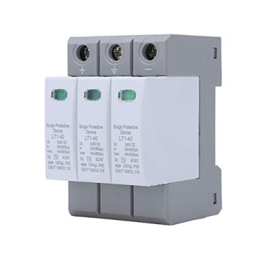 Imagem de Dispositivo de proteção contra sobretensão 3P DC, 1000V 20-40kA Supressor de sobretensão 36mm Montagem em trilho SPD de baixa tensão para caixa de distribuição de energia solar