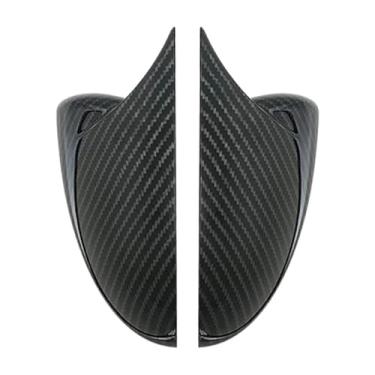 Imagem de Capa De Espelho Lateral Do Carro Asa Tampa Exterior Porta Traseira Caso Guarnição De Fibra De Carbono Compatível Com Kia K3/cerato/Forte 2019-2022(Carbon)