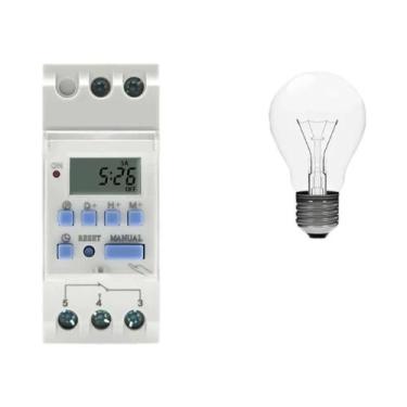 Imagem de Temporizador Digital Programável De 7 Dias Com Relé De Controle AC 12V