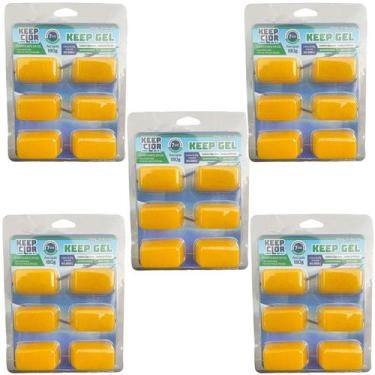Imagem de Kit 5 Clarificante finalizador Keepclor pastilha em gel 180g