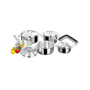 Imagem de Conjunto de Panelas Tramontina Solar Inox - 6 Peças