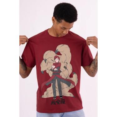 Imagem de Camiseta Naruto Gaara - Piticas, 12, Vinho, Menino