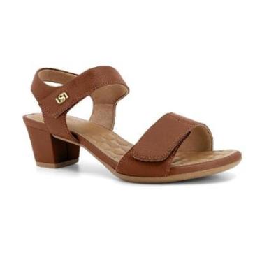 Imagem de SANDALIA USAFLEX SALTO BLOCO REF UD28004 FEMININO-Feminino