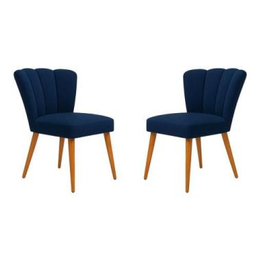 Imagem de Kit 2 Cadeiras Liz Para Penteadeira Quarto Salão De Estética - Móveis 