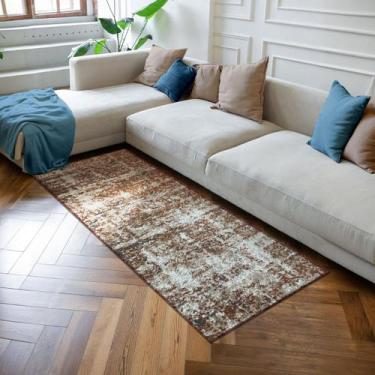 Imagem de 2 Tapete Passadeira Sala Sofá Antiderrapante 66x120 Js Bah M13 - IDEAL