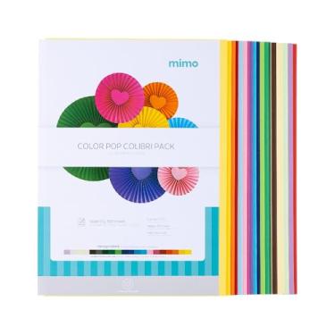 Imagem de Mimo Papel Color Pop Kit Colibri - A4-180 gr - 100 unds - Possui Massa Colorida - Fibra...