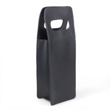 Imagem de Porta Vinho Elegante 1 Garrafa Bolsa material sintético Alça Transport