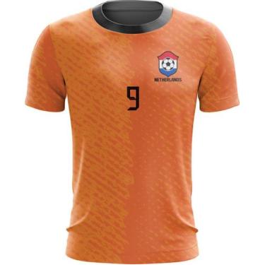 Imagem de Camiseta da Holanda Copa Futebol Esportes Torcedor Dryfit - Kasubeck S