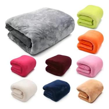 Imagem de Cobertor Mantinha Microfibra Casal Manta Macia Diversas Core - Congrat