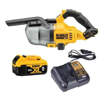 Imagem de Aspirador de Po Portatil A Bateria 20v 5ah Dcv501hb Dewalt