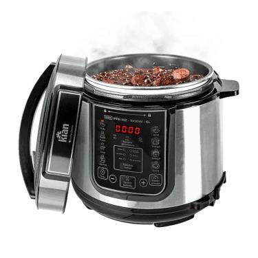 Imagem de Panela de Pressão Elétrica 6 Litros Kian  Inox PPE102 220V