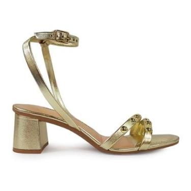 Imagem de Sandália Dakota Salto Bloco Médio Tira No Tornozelo Y8233-Feminino