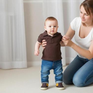 Imagem de Tênis Sapatinho Bebê Menino Infantil Confontável com tiras autocolante