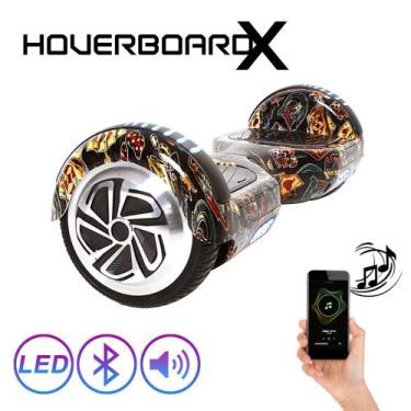 Imagem de Hoverboard Bluetooth 6,5 Las Vegas Cassino HoverboardX Led