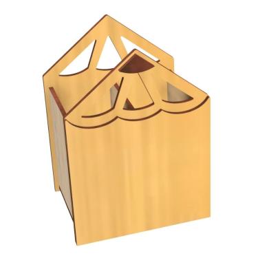 Imagem de Organizador de Mesa Lenobre para Lápis e Canetas de Plástico com Compartimentos Multifuncionais