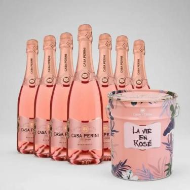 Imagem de Kit Espumantes Casa Perini Brut Rose 07 Garrafas Balde