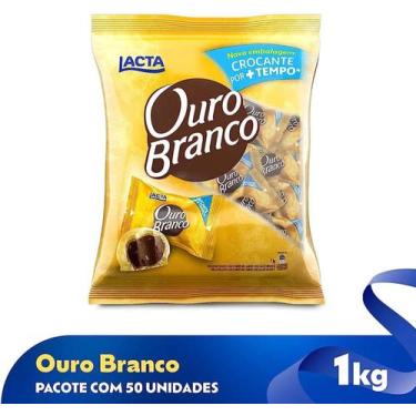 Imagem de Bombom Lacta - Pacote 1kg, Ouro Branco
