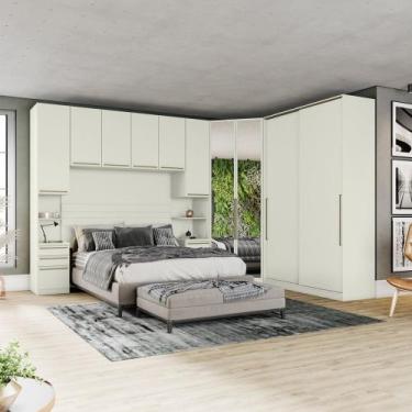 Imagem de Quarto Modulado Casal 5 Peças Bellagio Casa 812, Areia HP