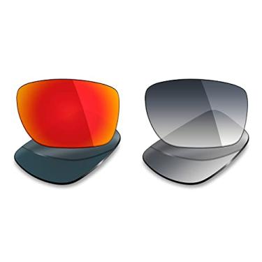 Imagem de Mryok 2 pares de lentes polarizadas de substituição para óculos de sol Oakley Turbine – opções