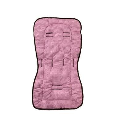 Imagem de Alan Pierre Baby Capa Para Carrinho Branco Rosa E Marrom