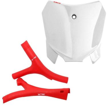 Imagem de Number Plate Crf 230 Com Protetor Quadro Avtec Crf230