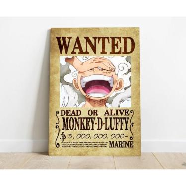 Imagem de Placa decorativa Monkey D. Luffy 7° Recompensa One Piece