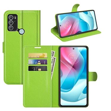 Imagem de YUNCHAO Caixa de telefone Para Motorola Moto G60S Litchi Textura Horizontal Flip Phone Protective Case com titular e slots de cartão e carteira capa para celular