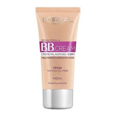 Imagem de Base Bb Cream L'oréal Paris 5 Em 1 Fps20 Cor Média 30ml BB Cream Dermo