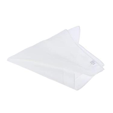 Imagem de simhoa Lenço de Bolso Liso de Seda de Amoreira para, Branco