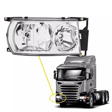 Imagem de FAROL DIR H7 H1 SEM PISCA PARA SCANIA P G R SERIE 5 2009 EM DIANTE