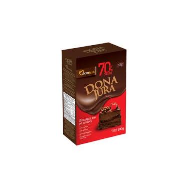 Imagem de Chocolate Em Pó Solúvel Dona Jura 70% Cacau 200G - Cacau Foods