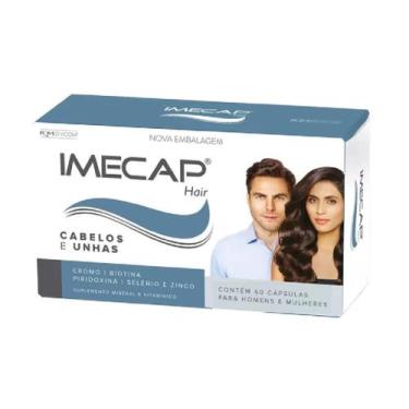 Imagem de Imecap Hair Cabelos E Unhas 60 Capsulas - Farmoquimica
