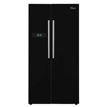 Imagem de Refrigerador French Door Inverter Quattro 528L Midea Preto (127V)