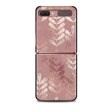 Imagem de Para Samsung Z Flip Z Flip 3 Z Flip 4 5G Capa de telefone celular Shell Celular Rosa Rosa Bling Imagem, B10, Para Z Flip 4