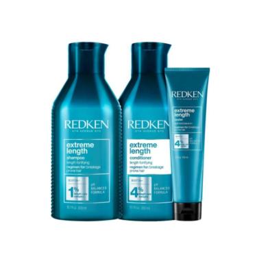 Imagem de Kit Redken Extreme Length Shampoo 300Ml+Condicionador 300Ml+Sealer 150Ml