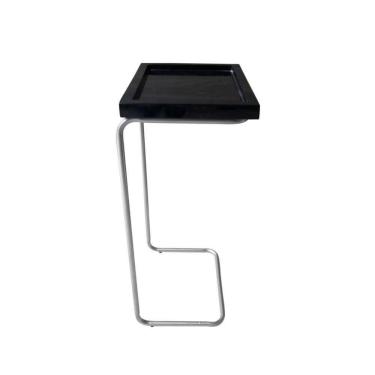 Imagem de Bandeja Lateral Porta Copo E Notebook Sofá Cor Preto