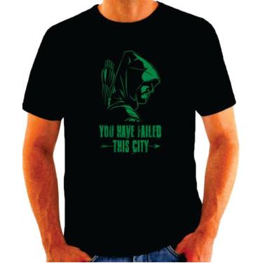 Imagem de Camiseta Arqueiro Verde Camisa Green Arrow - If Camisas