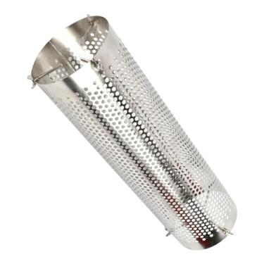 Imagem de predolo Malha da tubulação da chaminé do fogão da barraca, tampões de chuva da chaminé da lareira, capa de malha da tubulação de exaustão, rede durável do