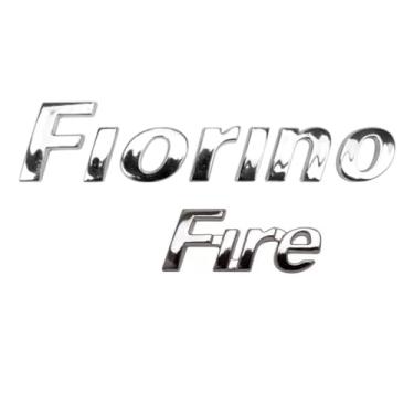 Imagem de Emblema Letreiro Fiorino Fire Cromado Para Fiorino 2004 A 2010