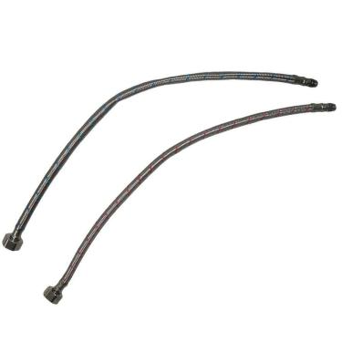 Imagem de Engate Rabicho Monocomando Par Mangueira Agua Quente Fria Flexivel Misturador Pia Torneira